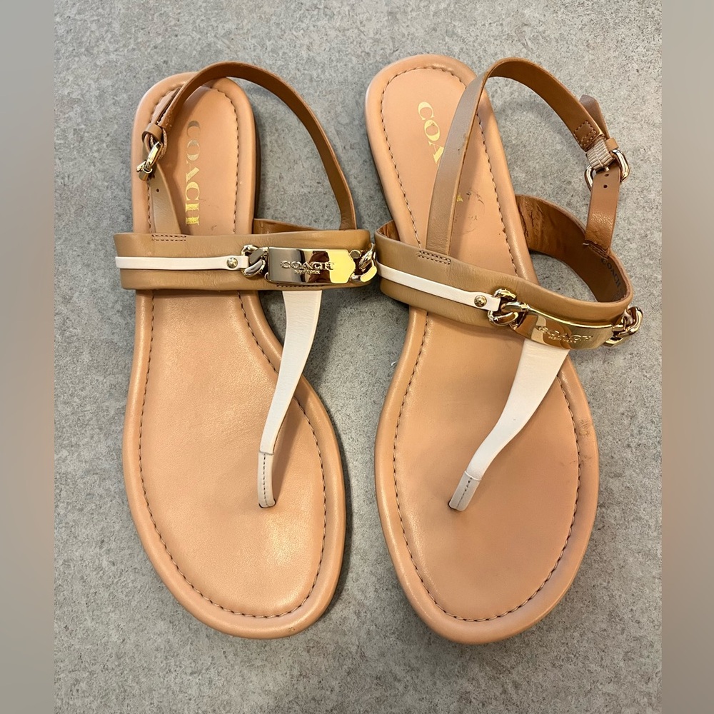Coach Caterine flat slingback sandals